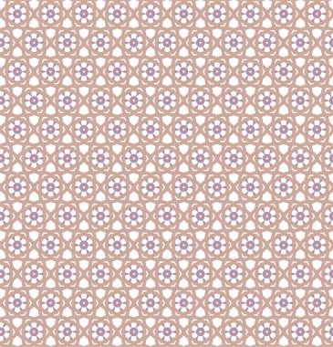 Geometrik soyut dikişsiz desen, vektör illüstrasyonu