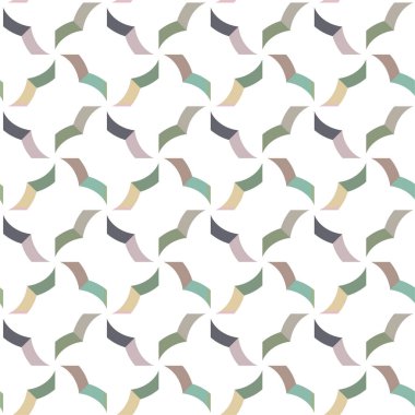 soyut geometrik dikişsiz desen, vektör illüstrasyonu