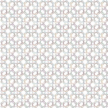 Geometrik soyut dikişsiz desen, vektör illüstrasyonu