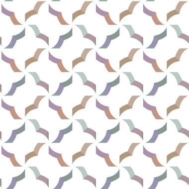 soyut geometrik dikişsiz desen, vektör illüstrasyonu