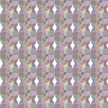 soyut geometrik dikişsiz desen, vektör illüstrasyonu