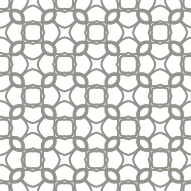 Geometrik soyut dikişsiz desen, vektör illüstrasyonu
