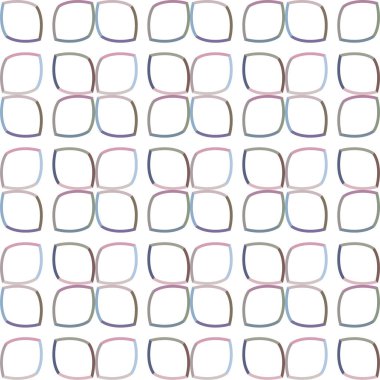 soyut geometrik dikişsiz desen, vektör illüstrasyonu