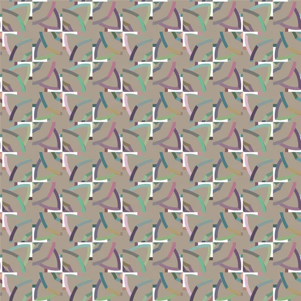 Geometrik soyut dikişsiz desen, vektör illüstrasyonu