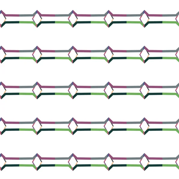 Absztrakt Geometriai Zökkenőmentes Minta Vektor Illusztráció — Stock Vector