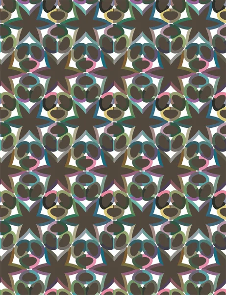 Abstrakti Geometrinen Saumaton Kuvio Vektorikuva — vektorikuva