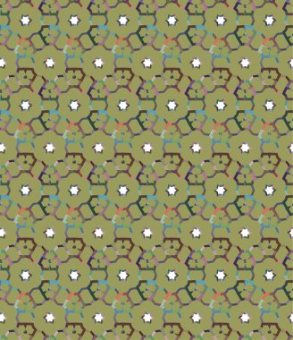 soyut geometrik dikişsiz desen, vektör illüstrasyonu