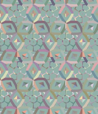 soyut geometrik dikişsiz desen, vektör illüstrasyonu