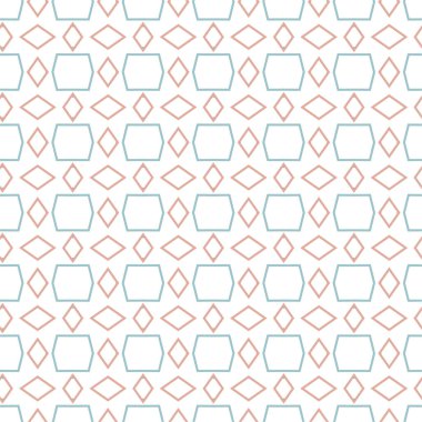 soyut geometrik dikişsiz desen, vektör illüstrasyonu