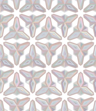Geometrik soyut dikişsiz desen, vektör illüstrasyonu