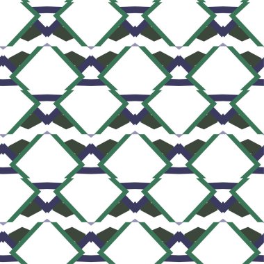 Geometrik şekilli kusursuz desen vektör çizimi  