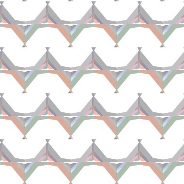 soyut geometrik dikişsiz desen, vektör illüstrasyonu