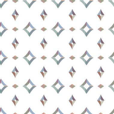 soyut geometrik dikişsiz desen, vektör illüstrasyonu