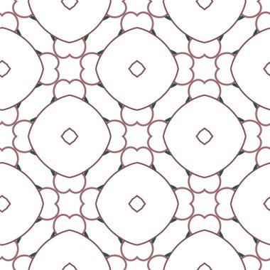 Geometrik soyut dikişsiz desen, vektör illüstrasyonu