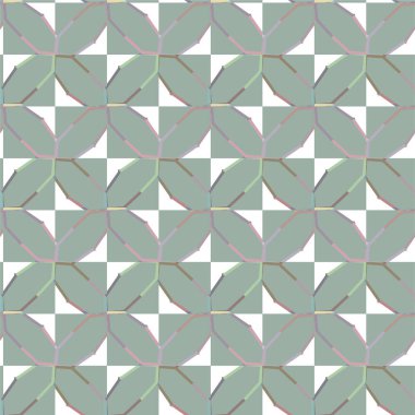 soyut geometrik dikişsiz desen, vektör illüstrasyonu