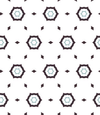 Geometrik soyut dikişsiz desen, vektör illüstrasyonu