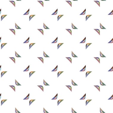 Geometrik soyut dikişsiz desen, vektör illüstrasyonu