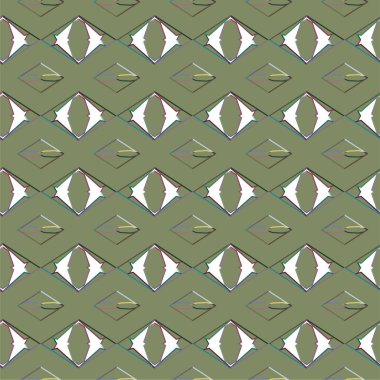 soyut geometrik dikişsiz desen, vektör illüstrasyonu