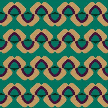 Geometrik şekilli kusursuz desen vektör çizimi  