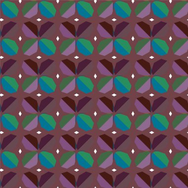 soyut geometrik dikişsiz desen, vektör illüstrasyonu