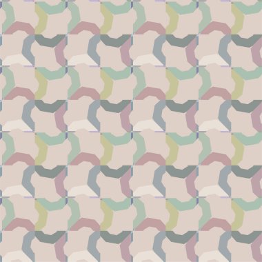 soyut geometrik dikişsiz desen, vektör illüstrasyonu