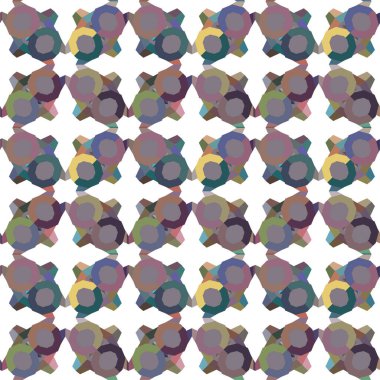 Geometrik soyut dikişsiz desen, vektör illüstrasyonu