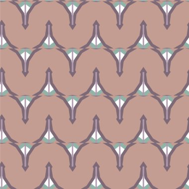 Geometrik soyut dikişsiz desen, vektör illüstrasyonu