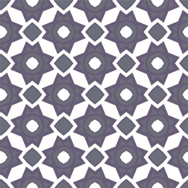 Geometrik şekilli kusursuz desen vektör çizimi
