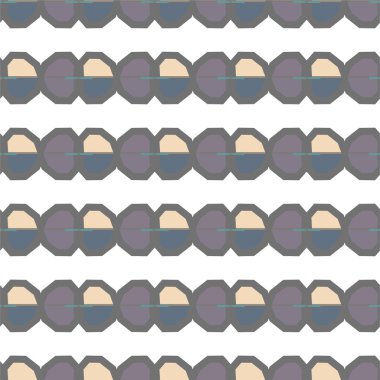 Geometrik soyut dikişsiz desen, vektör illüstrasyonu