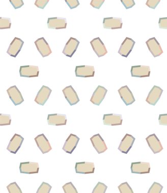 Geometrik soyut dikişsiz desen, vektör illüstrasyonu
