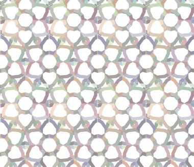 Geometrik soyut dikişsiz desen, vektör illüstrasyonu