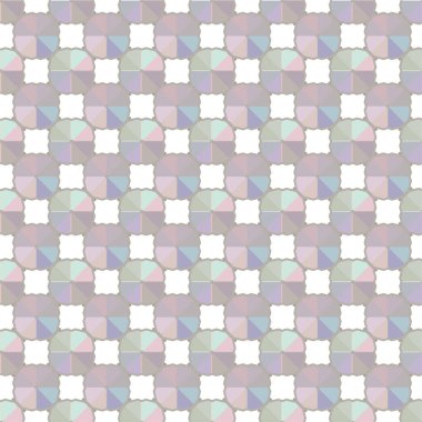 Geometrik şekilli kusursuz desen vektör çizimi