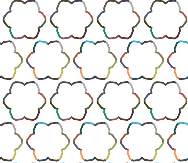 Geometrik soyut dikişsiz desen, vektör illüstrasyonu