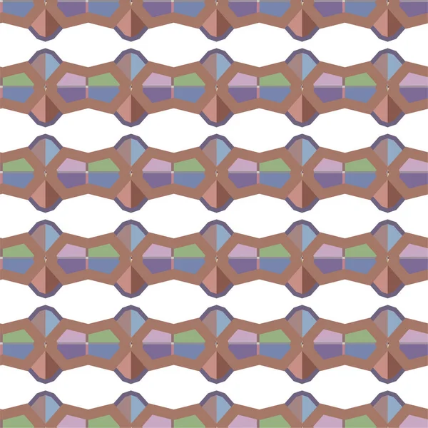 Abstracte Achtergrond Textuur Geometrische Ornamentale Stijl Naadloos Ontwerp — Stockvector