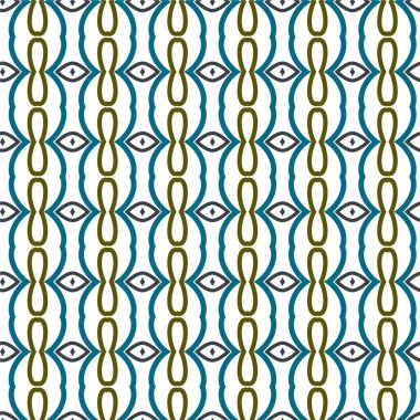 soyut geometrik dikişsiz desen, vektör illüstrasyonu