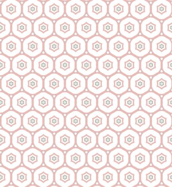 Geometrik soyut dikişsiz desen, vektör illüstrasyonu