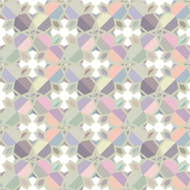Geometrik soyut dikişsiz desen, vektör illüstrasyonu