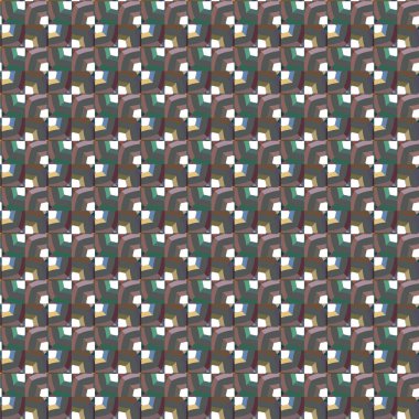 soyut geometrik dikişsiz desen, vektör illüstrasyonu