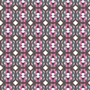 soyut geometrik dikişsiz desen, vektör illüstrasyonu