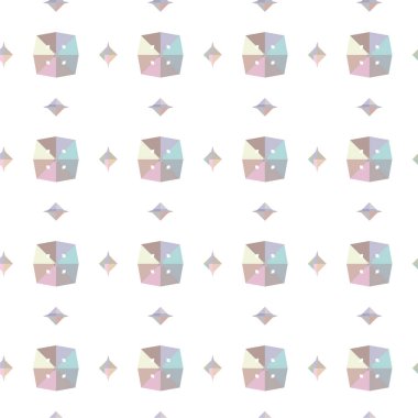 soyut geometrik dikişsiz desen, vektör illüstrasyonu