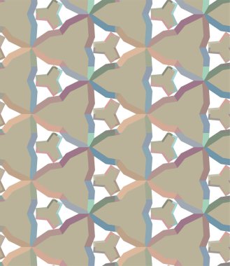 soyut geometrik dikişsiz desen, vektör illüstrasyonu