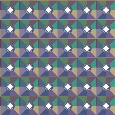 soyut geometrik dikişsiz desen, vektör illüstrasyonu