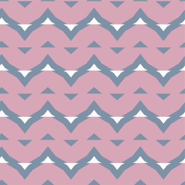 Geometrik şekilli kusursuz desen vektör çizimi  