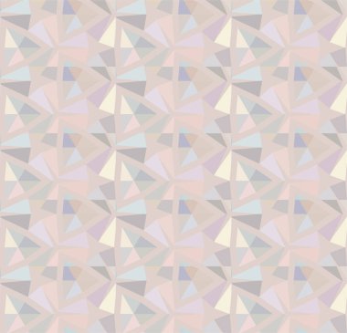 Geometrik soyut dikişsiz desen, vektör illüstrasyonu