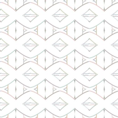 soyut geometrik dikişsiz desen, vektör illüstrasyonu