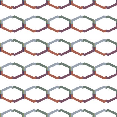 soyut geometrik dikişsiz desen, vektör illüstrasyonu