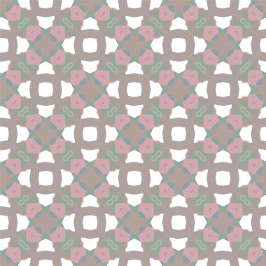 soyut geometrik dikişsiz desen, vektör illüstrasyonu