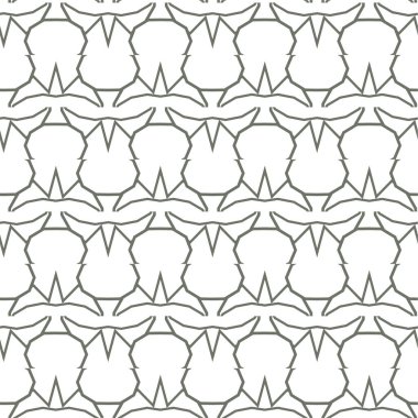 soyut geometrik dikişsiz desen, vektör illüstrasyonu