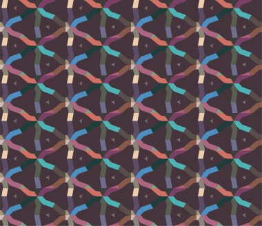 soyut geometrik dikişsiz desen, vektör illüstrasyonu