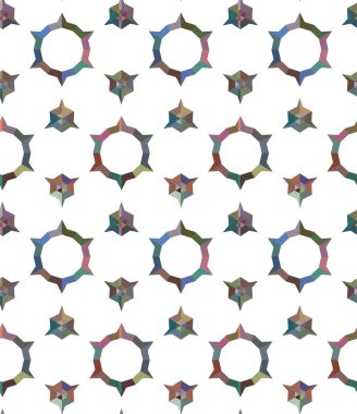 soyut geometrik dikişsiz desen, vektör illüstrasyonu